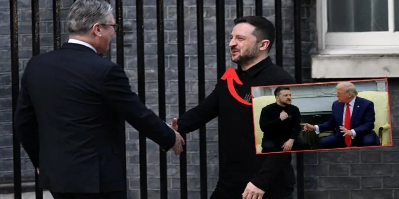 Sıkıca Sarıldılar... Zelenski'ye Londra'da Sıcak Karşılama!
