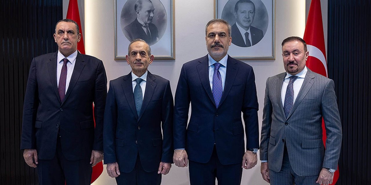 Dışişleri Bakanı Fidan, Irak Türkmen Cephesi Başkanı Turan'ı Kabul Etti