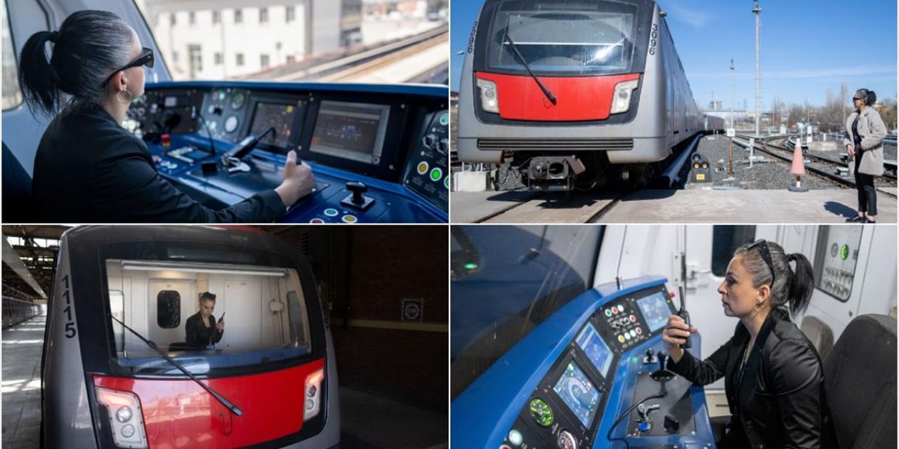 Ankara Metrosunun 9 Yıllık Vatmanı Ayşe Özmen, Mesleğini Tutkuyla Yapıyor