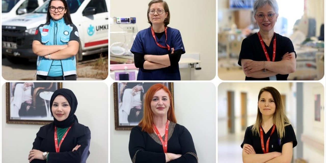 Sağlık Çalışanı Kadınlar, Hastaların Sağlığına Kavuşması İçin Fedakarca Görev Yapıyor