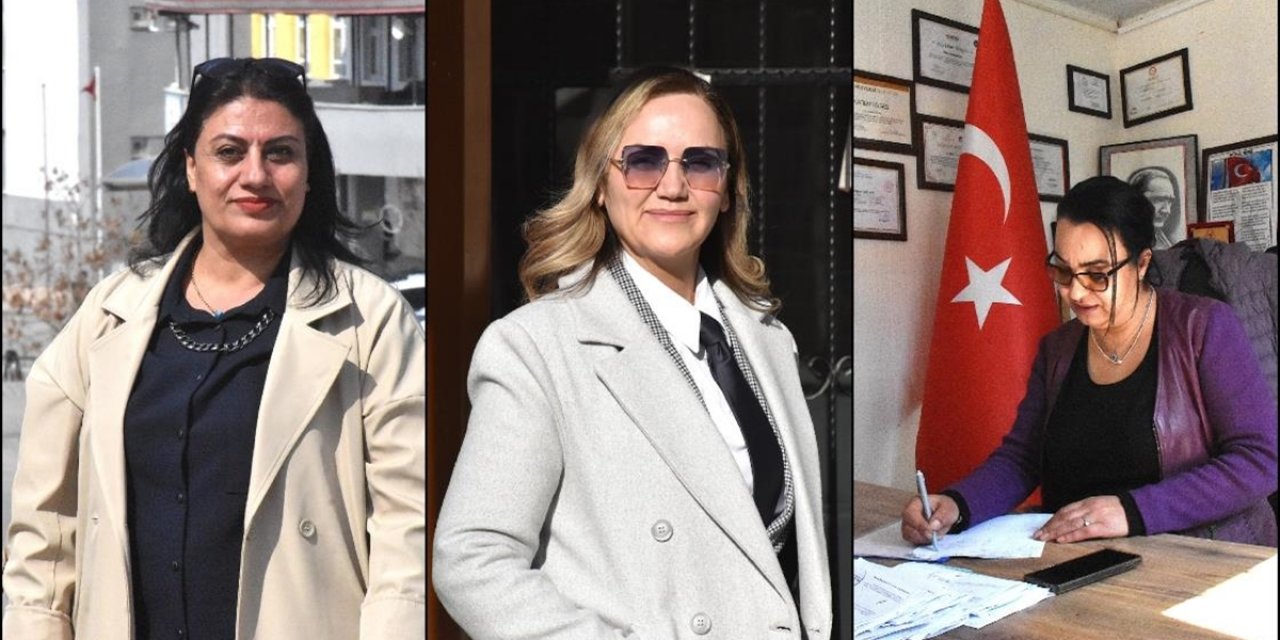 Van'ın Üç Kadın Muhtarı Çalışmalarıyla Takdir Topluyor