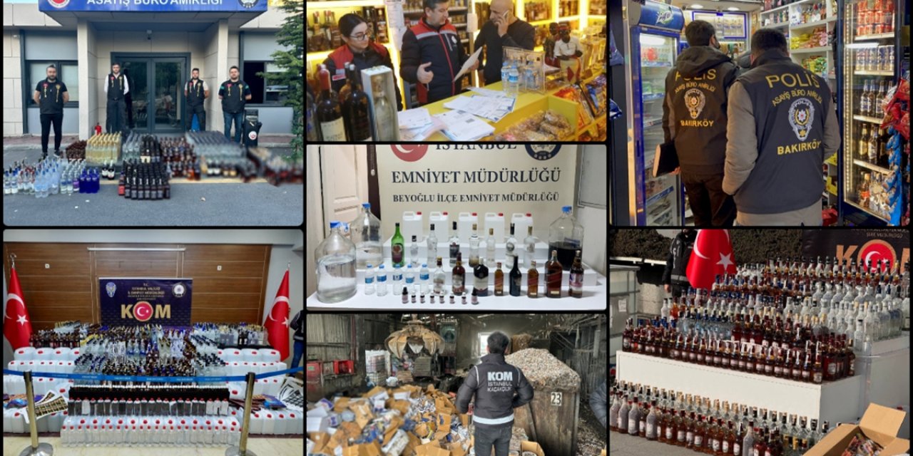 İstanbul Polisi "Sahte İçkiye" Geçit Vermedi
