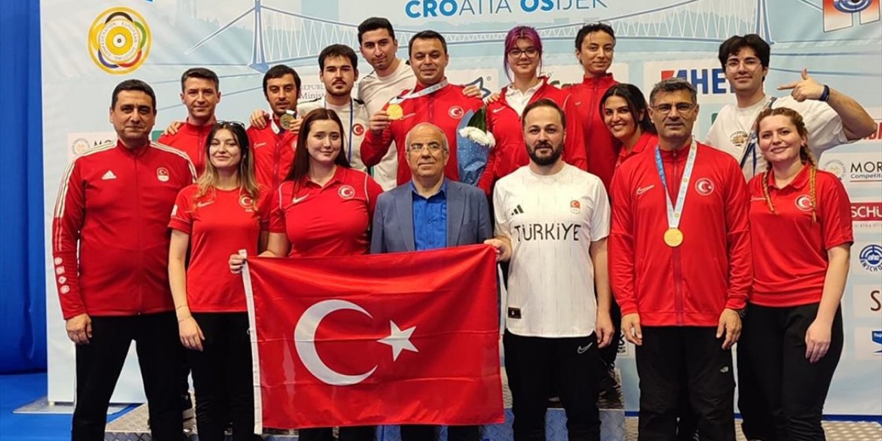 Milli Atıcılar, Avrupa Havalı Silahlar Şampiyonası'nda 8 Madalya Kazandı