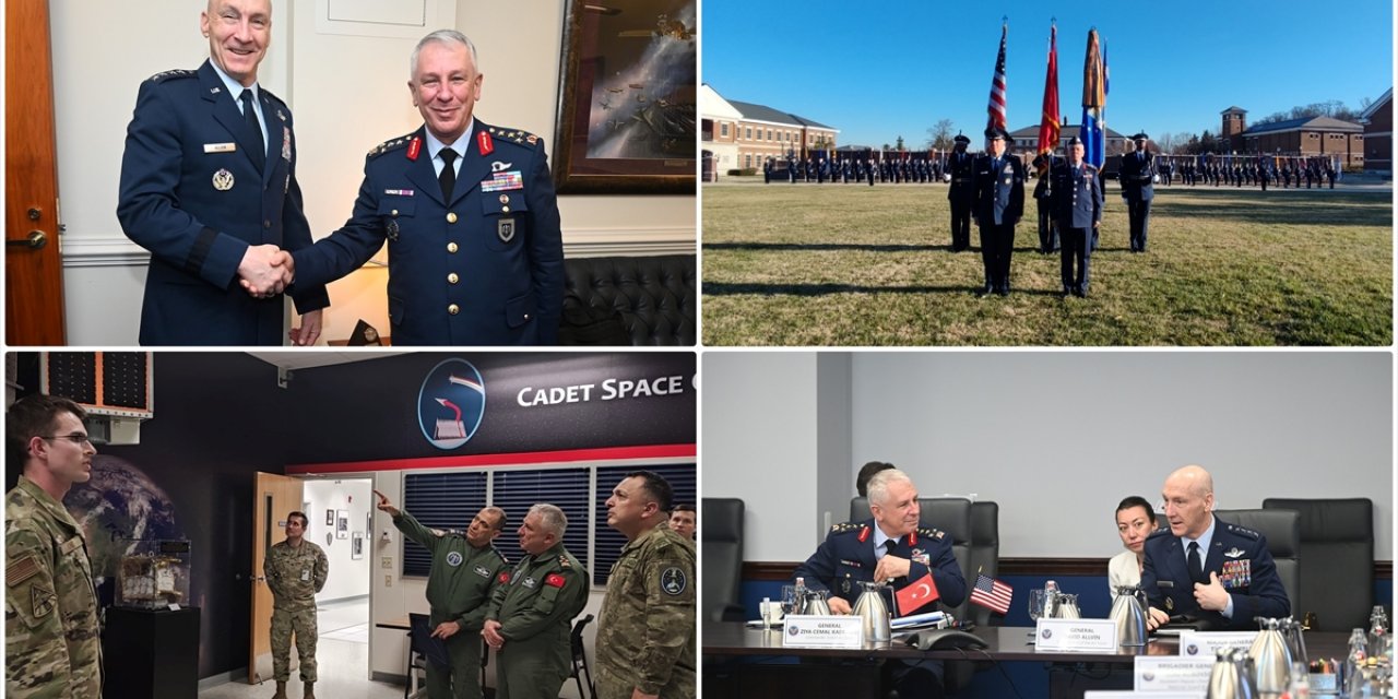 Hava Kuvvetleri Komutanı Orgeneral Kadıoğlu, ABD'li Mevkidaşıyla Bir Araya Geldi