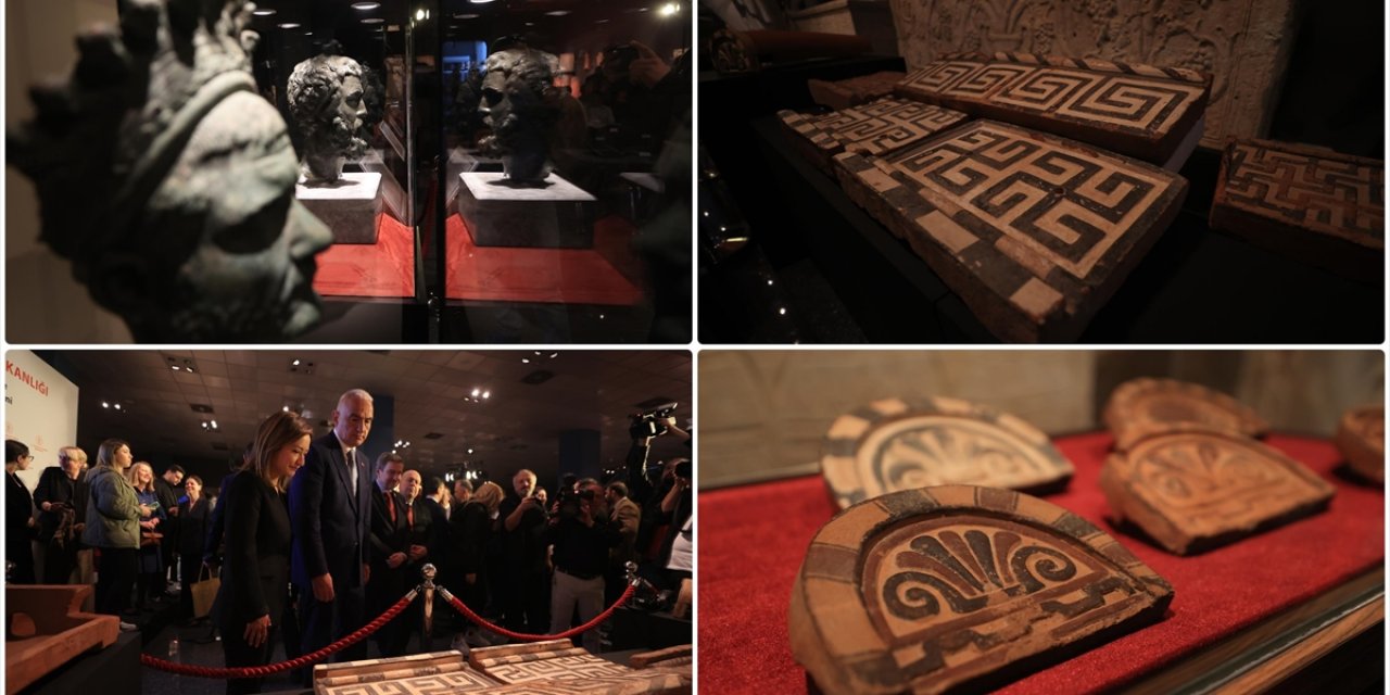 Türkiye'den Kaçırılan Septimius Severus'un Heykel Başı ve Pişmiş Toprak Levhalar Anavatanına İade Edildi