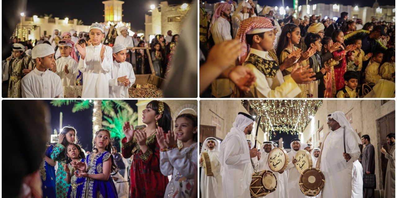 Katar'da Çocukları Oruç Tutmaya Teşvik Eden Geleneksel Ramazan Eğlencesi "Karankau" Kutlanıyor