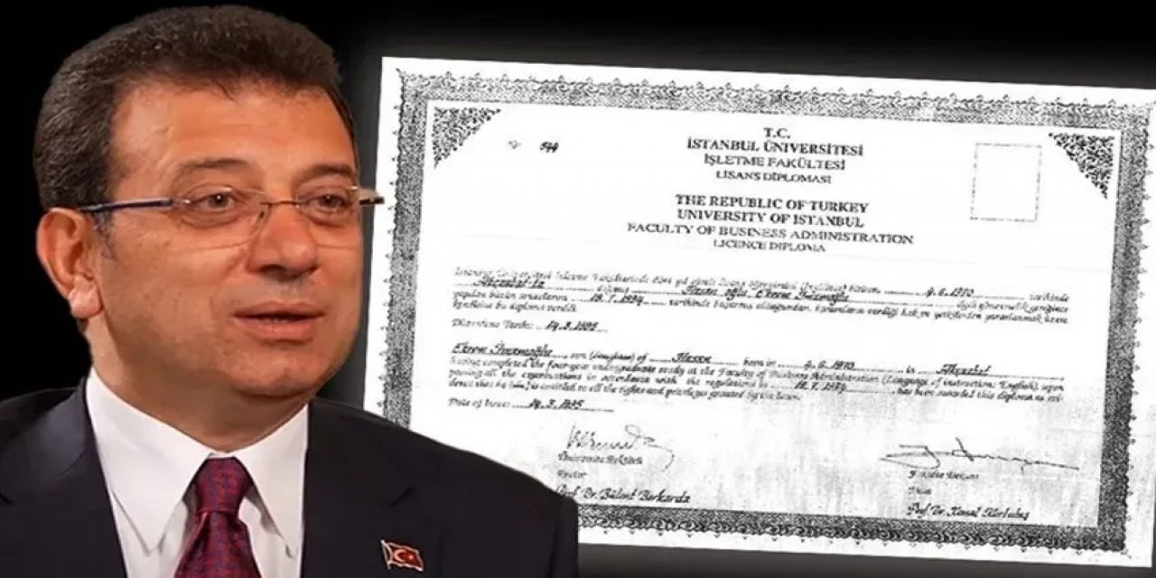 İmamoğlu’na Diploma Soruşturmasında Yeni Gelişme!