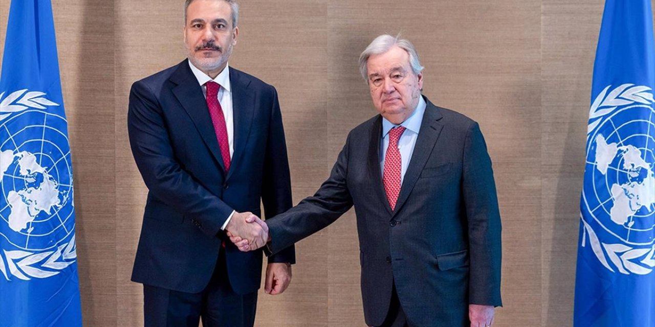 Dışişleri Bakanı Fidan, Cenevre'de BM Genel Sekreteri Guterres İle Görüştü