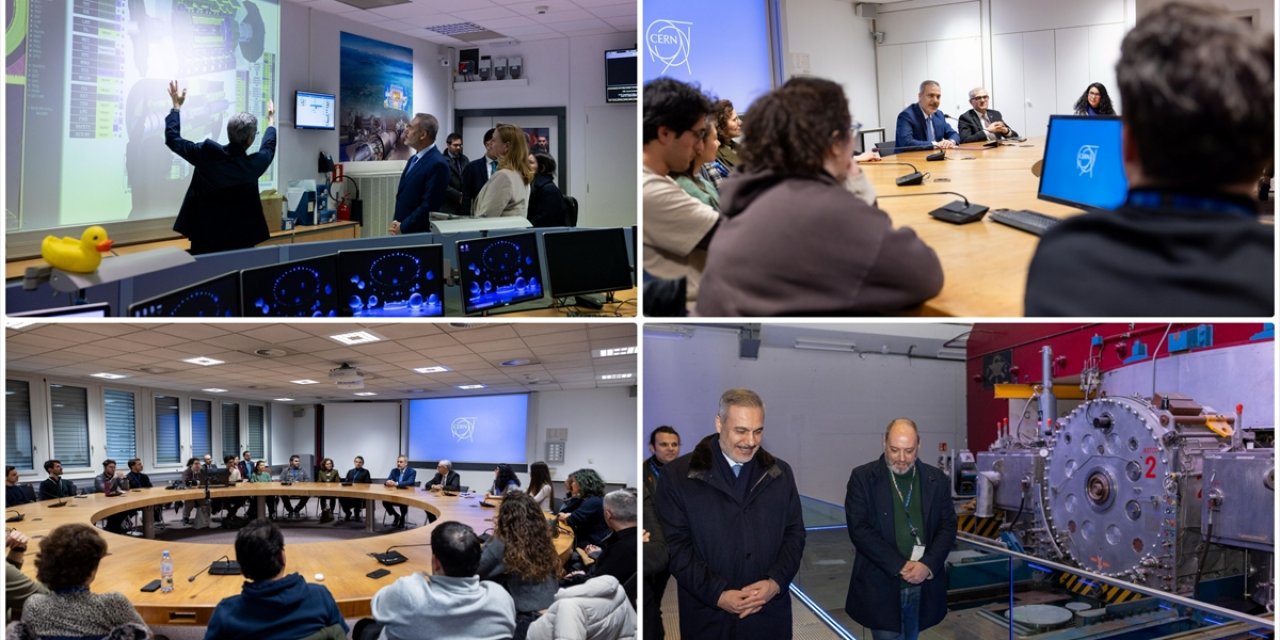 Bakan Fidan Avrupa Nükleer Araştırma Merkezi'ni Ziyaret Etti