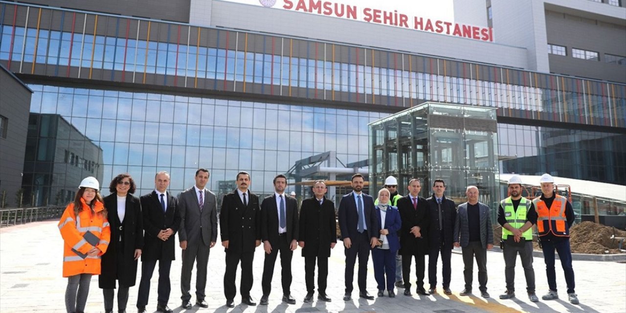 Samsun Şehir Hastanesi'nin İnşaatı Yüzde 100'e Yaklaştı