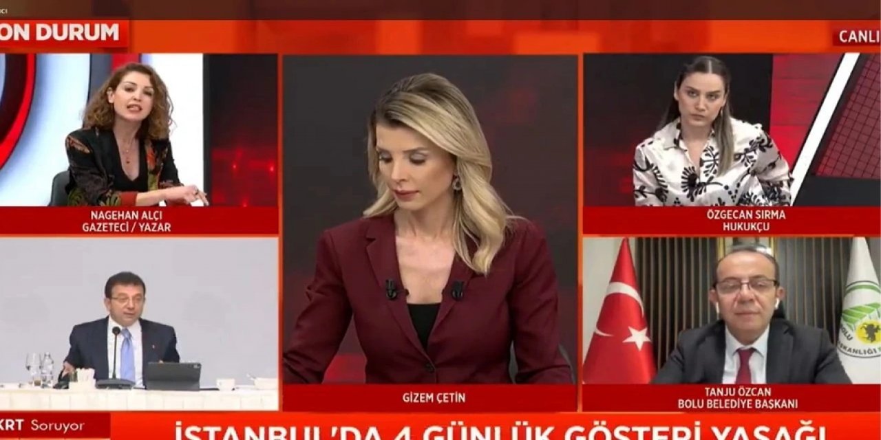 Nagehan Alçı İle Tanju Özcan Birbirine Girdi!