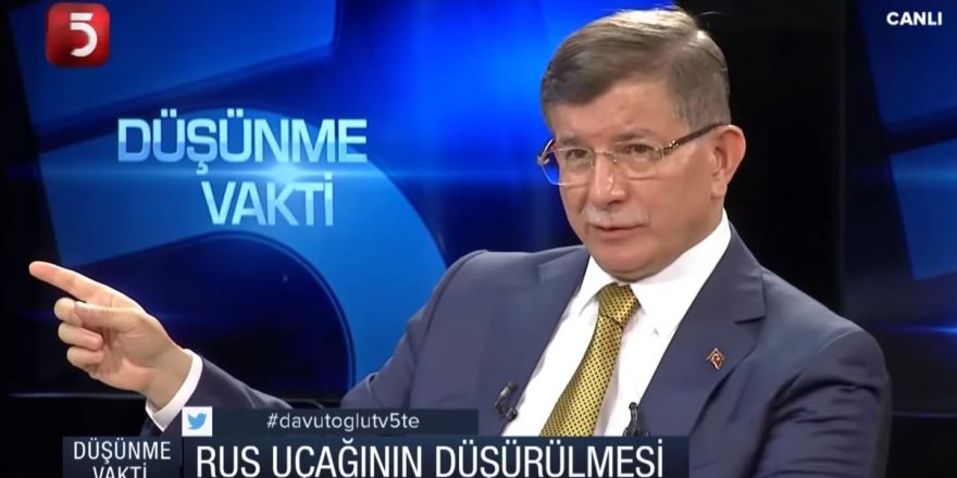 Davutoğlu açıkladı: Rus uçağını ben değil Hulisi Akar düşürdü