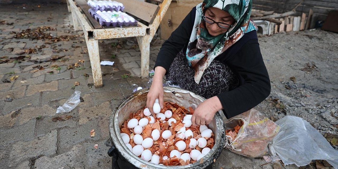 Iğdır'da Renk Renk Süslenen Yumurtalar Nevruza "Renk" Katıyor