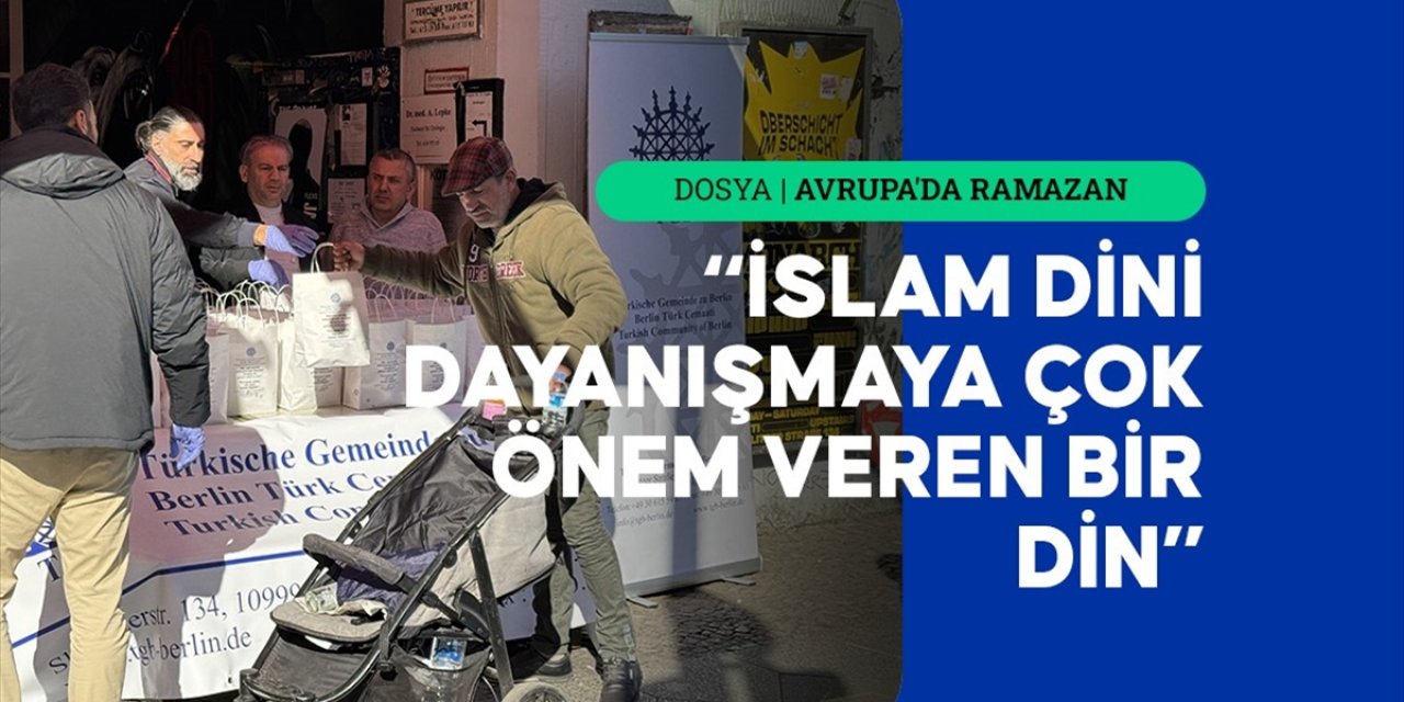 Berlin Türk Cemaati Ramazan Ayında Dayanışma Kültürünü Yaşatmak İçin Yardım Paketi Dağıttı