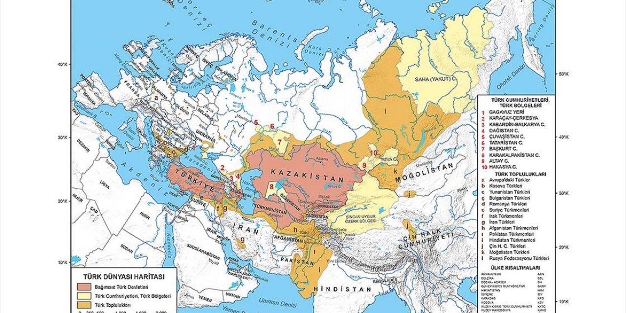 Ders Kitaplarında Kullanılan 6 Harita Güncellendi