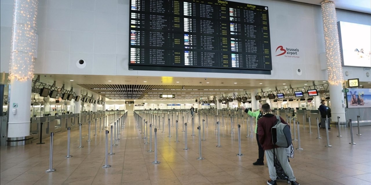 Belçika'nın Havalimanlarında 31 Mart'ta Gidiş Yönlü Bütün Uçuşlar İptal Edildi