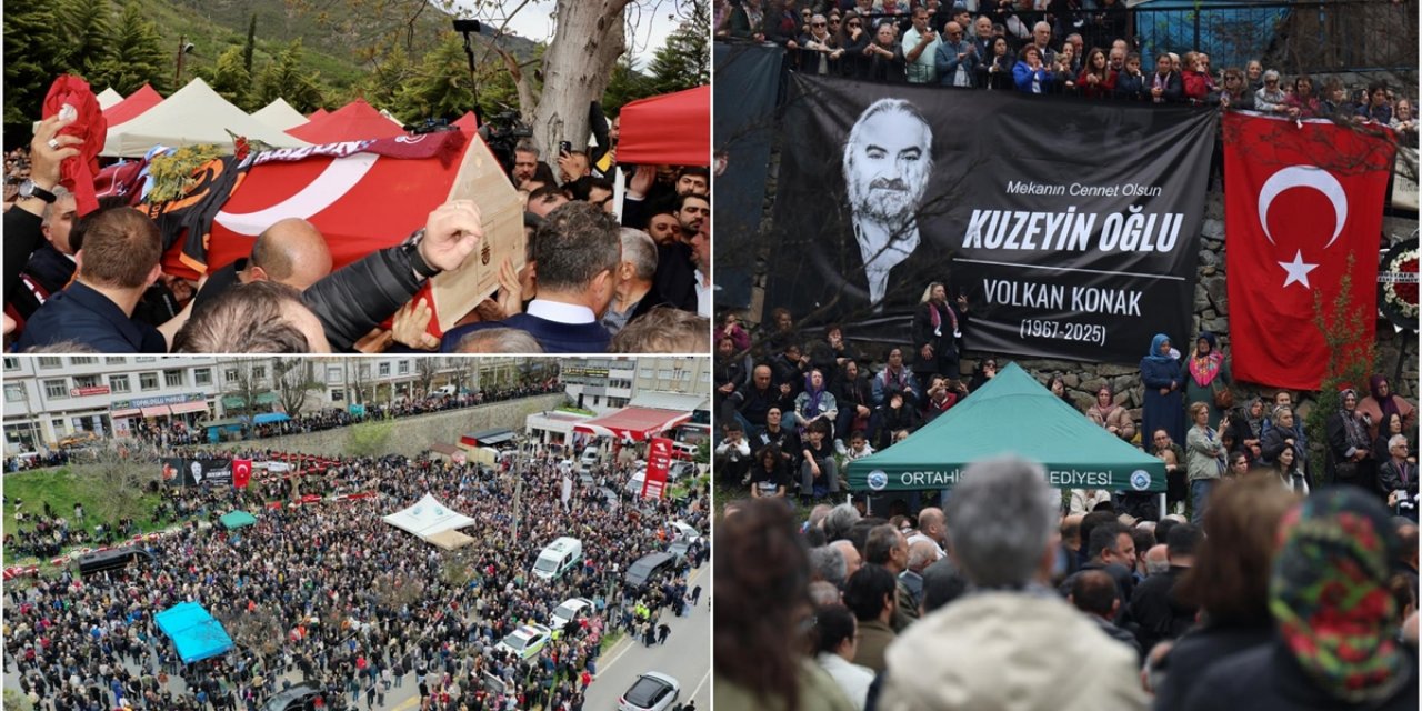 Sanatçı Volkan Konak Memleketi Trabzon'da Son Yolculuğuna Uğurlandı