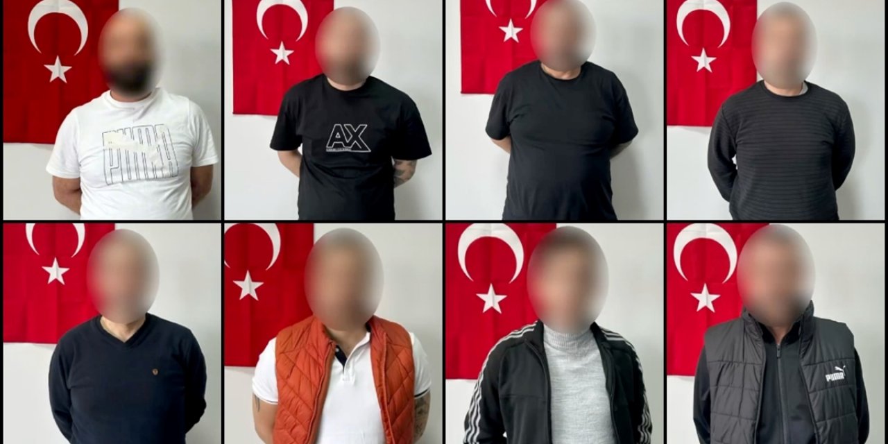 Gürcistan'a Kaçan 8 Şüpheli Türkiye'ye Getirildi