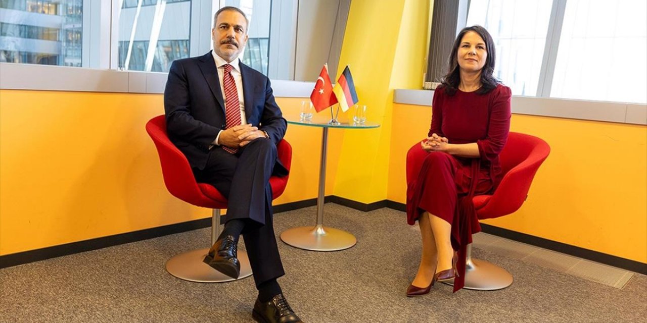 Dışişleri Bakanı Fidan, Alman Mevkidaşı Baerbock İle Görüştü