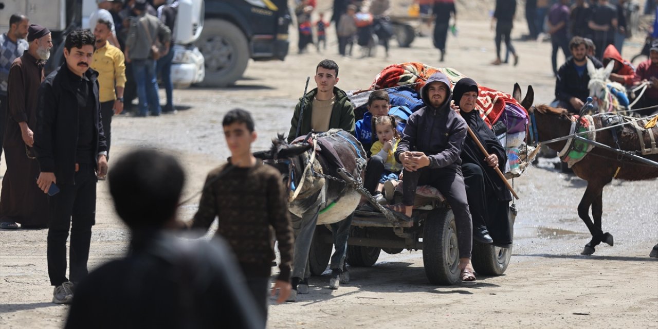 İsrail, "Tahliye" Emirleriyle Gazze'nin Kuzeyindeki Filistinlileri Yeniden Göçe Zorluyor