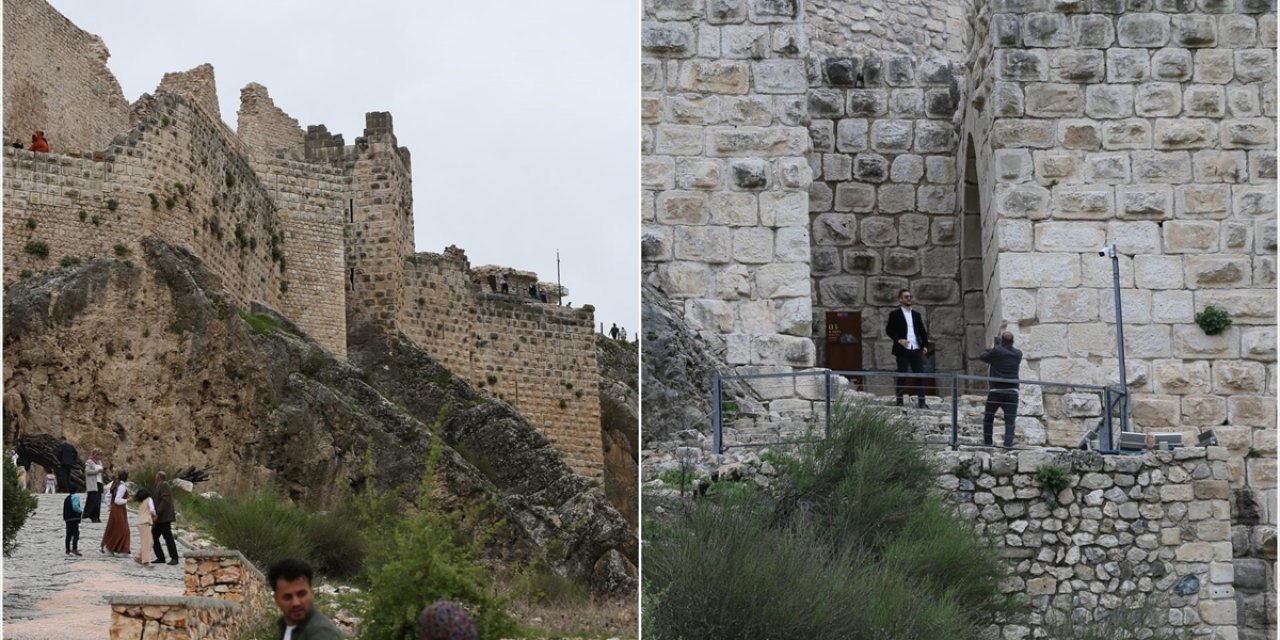 Kahta Kalesi'nde Hafta Sonu Ziyaretçi Yoğunluğu Yaşanıyor