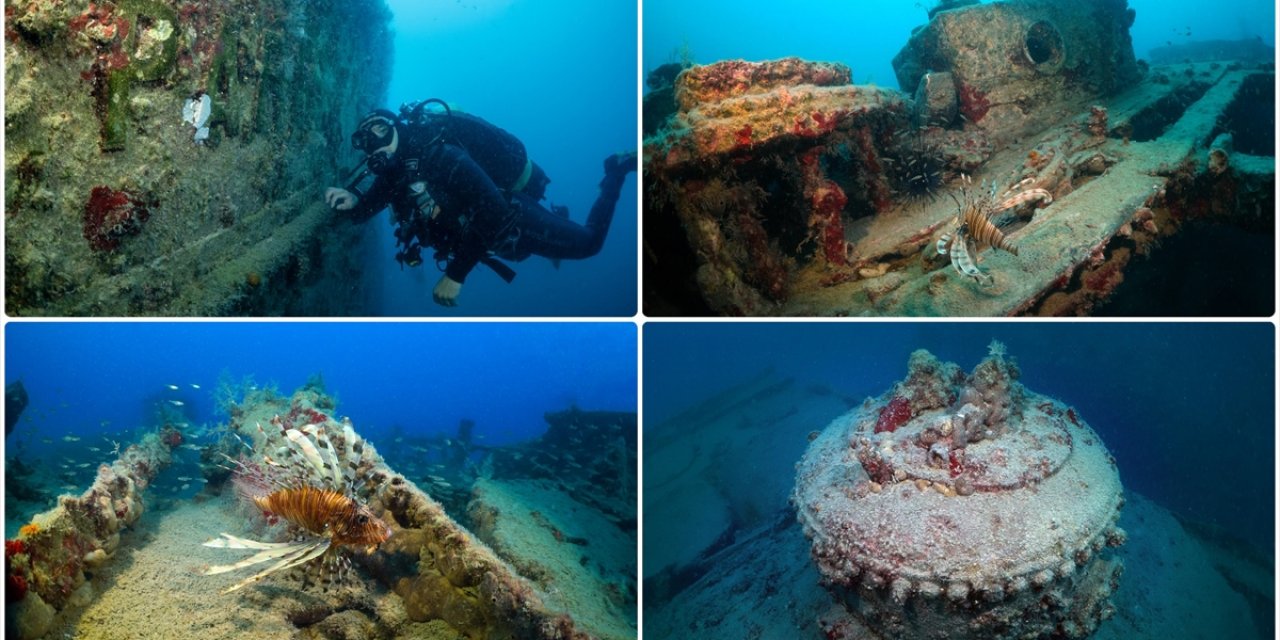 Birinci Dünya Savaşı'nda Batırılan Fransız Savaş Gemisi "Paris 2" Görüntülendi