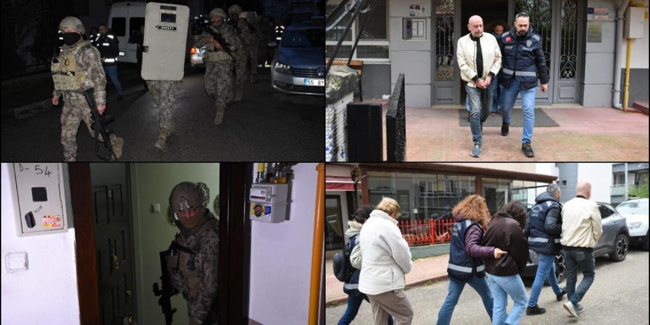 Samsun Merkezli 15 İlde "Change" Araç Operasyonunda 50 Şüpheliye Gözaltı Kararı