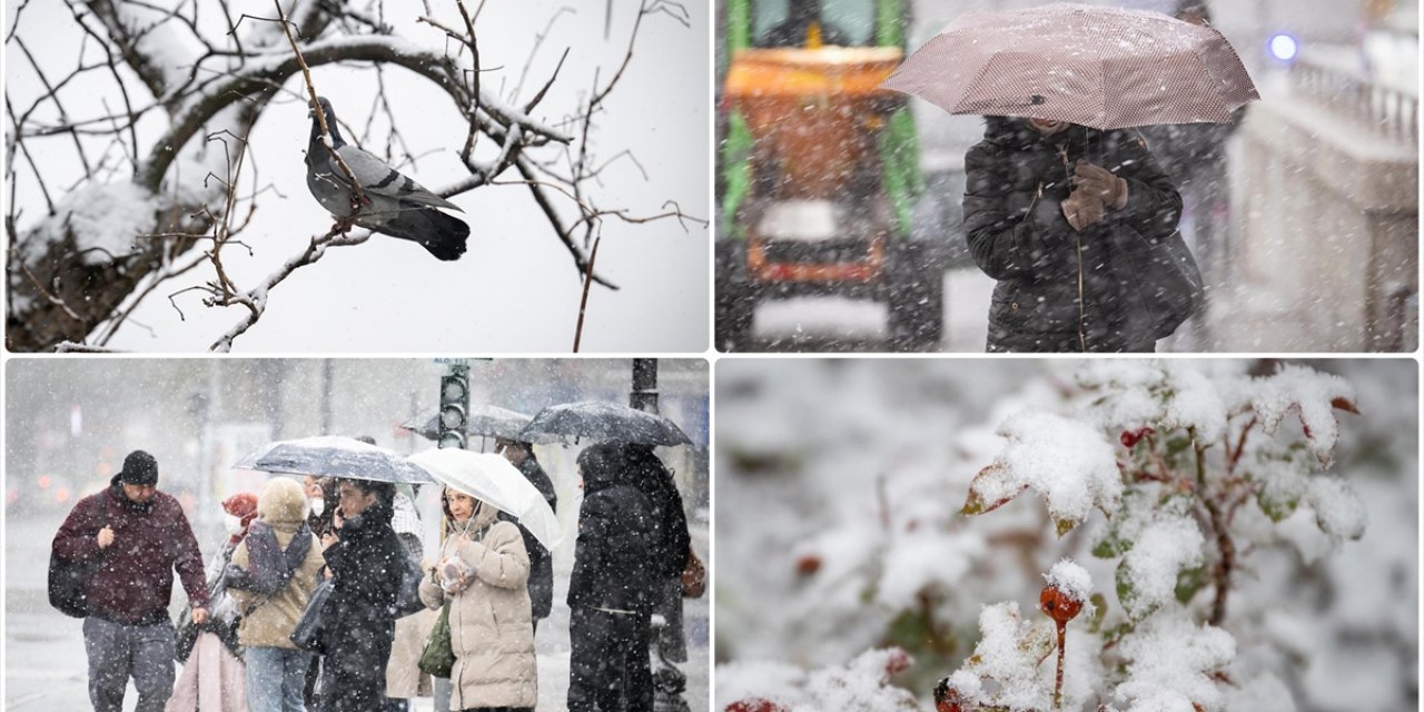 Başkentte Kar Yağışı Etkili Oluyor