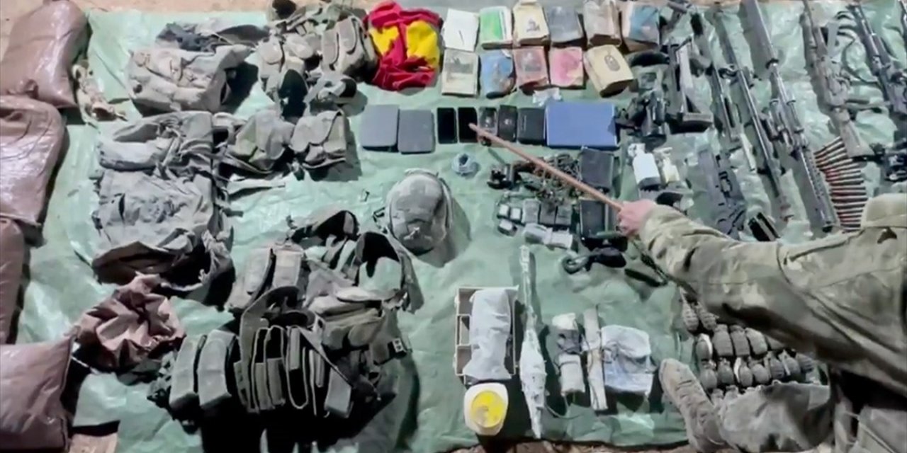 Pençe-Kilit Harekatı Bölgesinde Terör Örgütünün Kullandığı Mağara Tespit Edildi