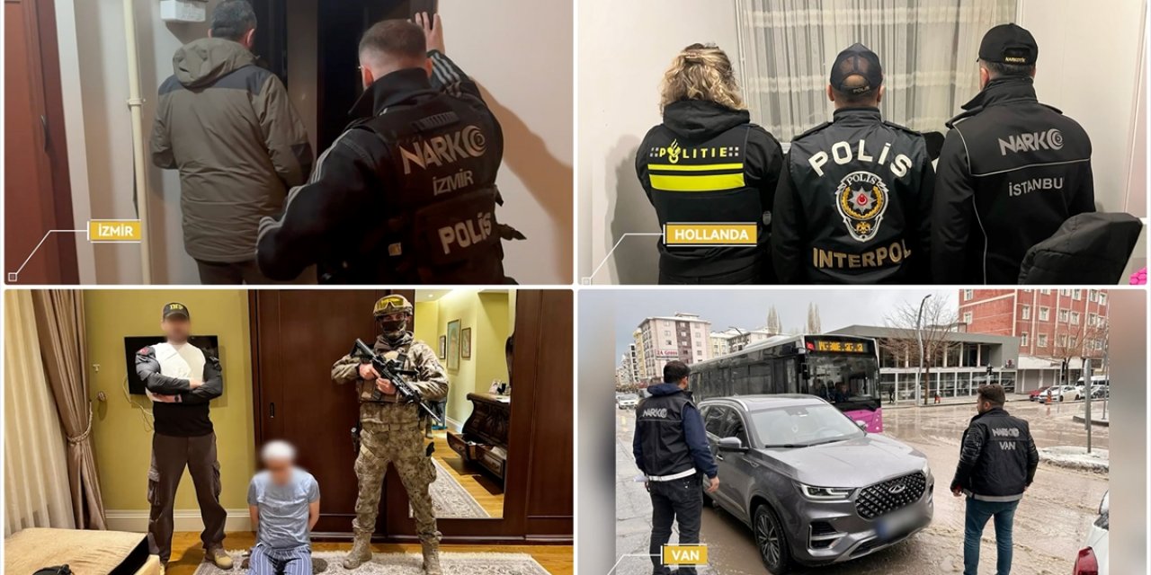 Uluslararası Suç Örgütlerine Yönelik "Orkinos-Bulut" Operasyonunda 234 Şüpheli Yakalandı