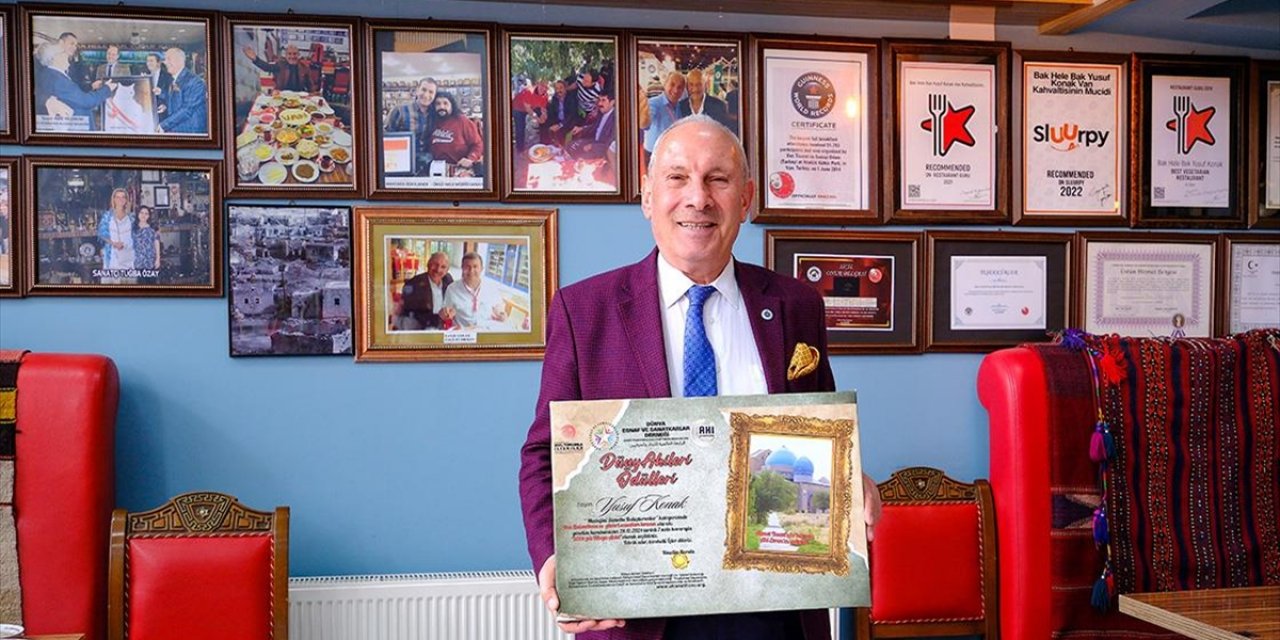 Van Kahvaltısının Tanıtım Elçisi, Yarım Asırlık Emeğini "Dünya Ahisi" Ödülüyle Taçlandırdı