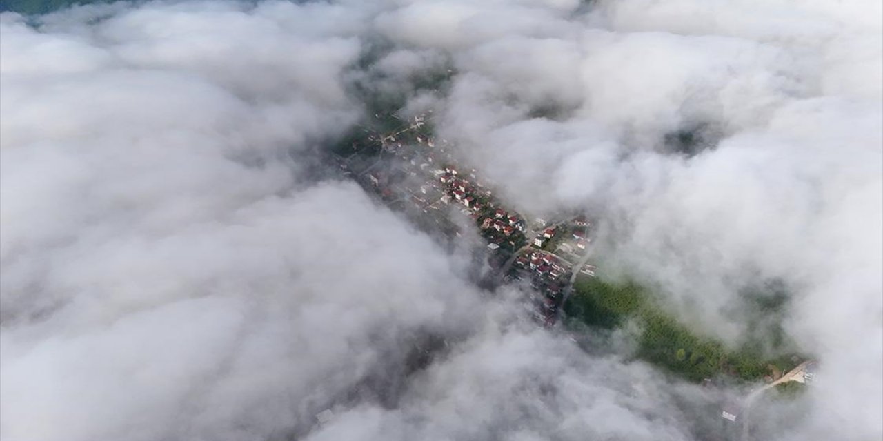 Sakarya'da Sis Bulutu Etkili Oldu