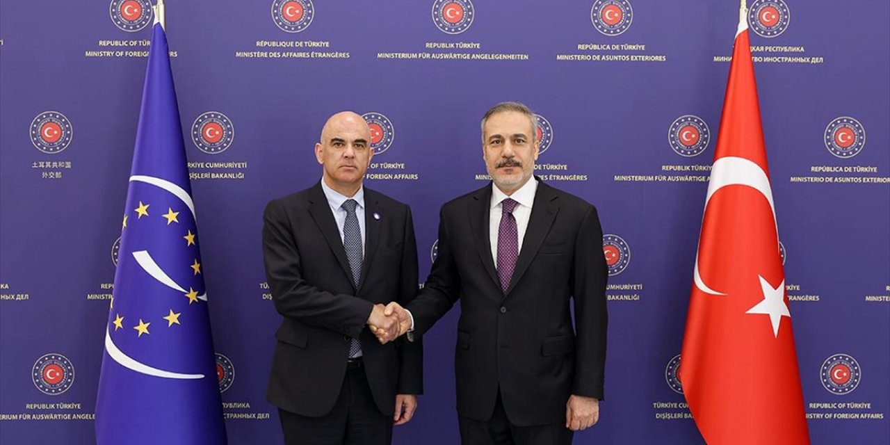 Dışişleri Bakanı Fidan, Avrupa Konseyi Genel Sekreteri Berset İle Görüştü