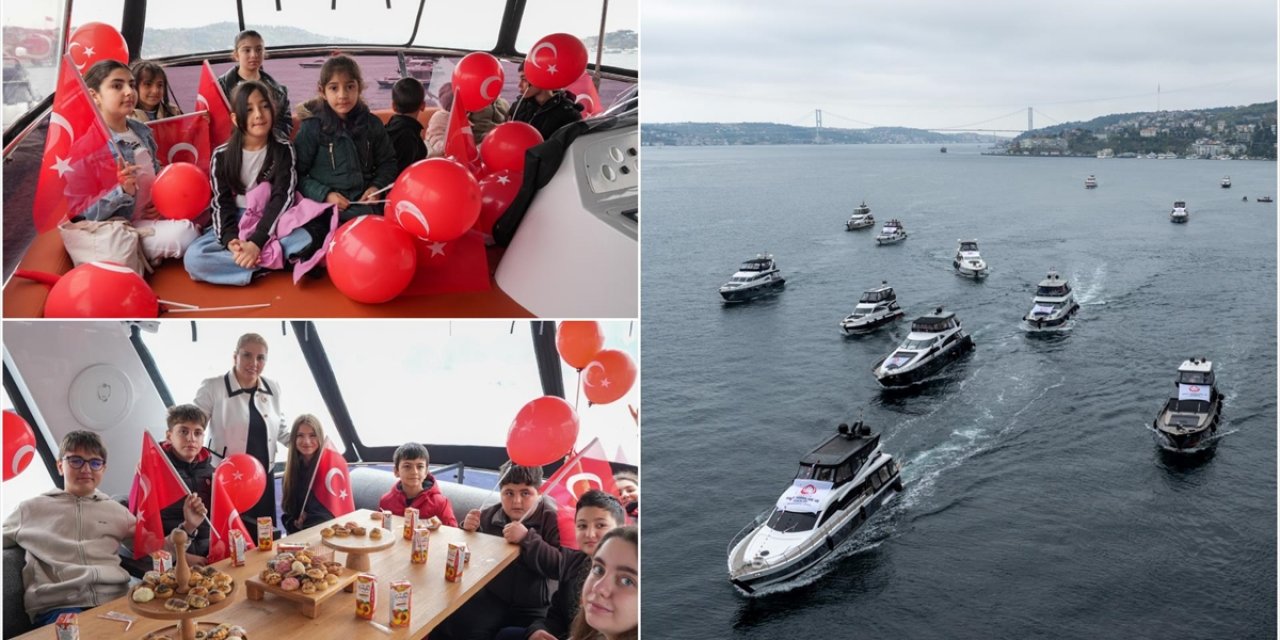 İstanbul'da Şehit ve Gazi Çocukları İçin Boğaz Turu Düzenlendi