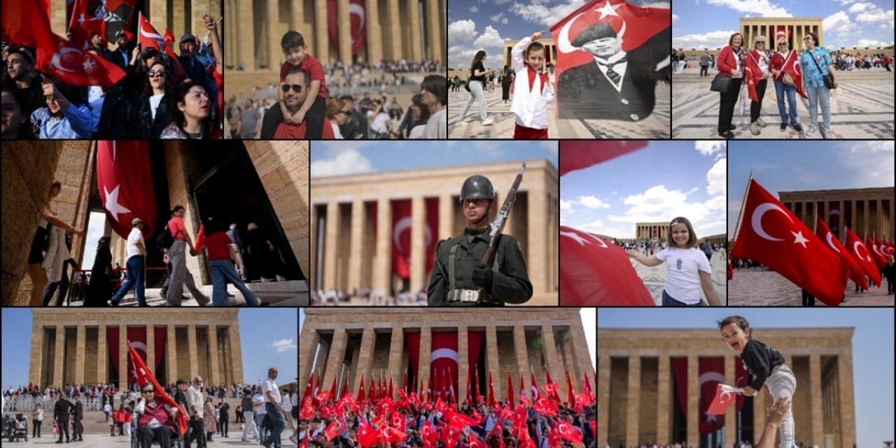 Anıtkabir 23 Nisan'da 200 Bini Aşkın Ziyaretçiyi Ağırladı