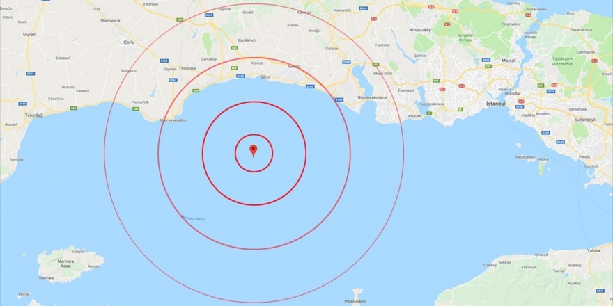 Marmara Açıklarında 4.6 Büyüklüğünde Deprem