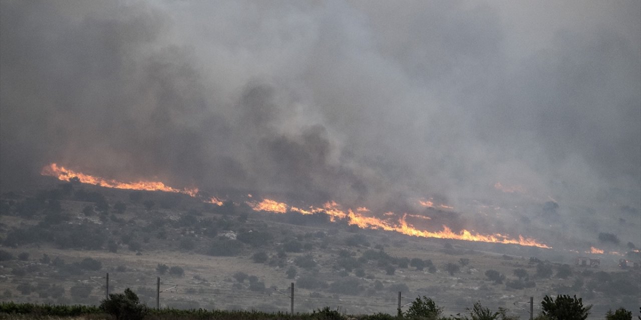 İsrail'de Kudüs İle Tel Aviv Arasındaki Ormanlık Alanda Çıkan Yangınlar 11 Noktada Sürüyor