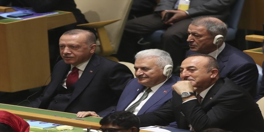 Binali Yıldırım da Erdoğan'ın BM Heyetinde Yer Aldı