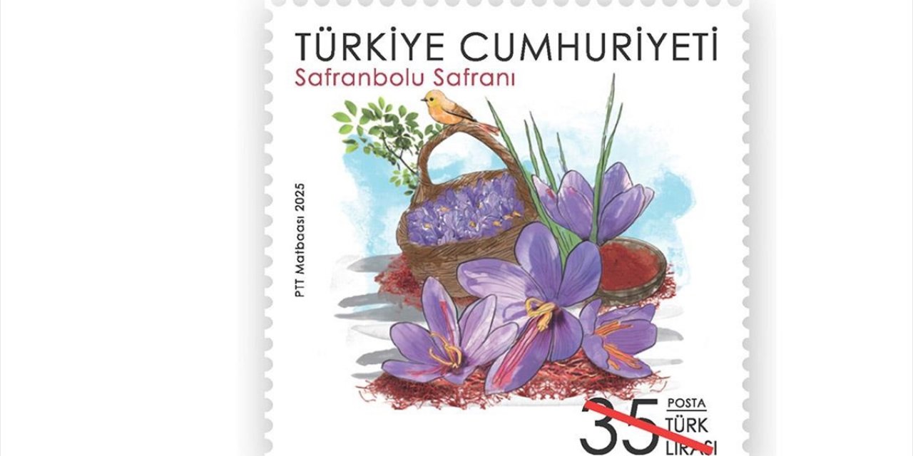 PTT'den "Safranbolu Safranı" Konulu Anma Pulu Ve İlk Gün Zarfı