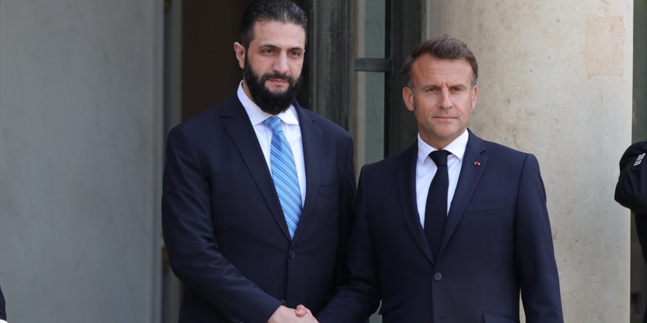 Suriye Cumhurbaşkanı Şara İle Görüşen Macron'dan İsrail'in Suriye'ye Yönelik Saldırılarına Tepki