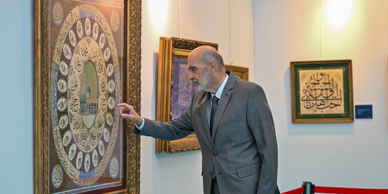 Osmanlı ve Modern Dönem Hatlarının Eserleri Başkentte Sanatseverlerle Buluştu