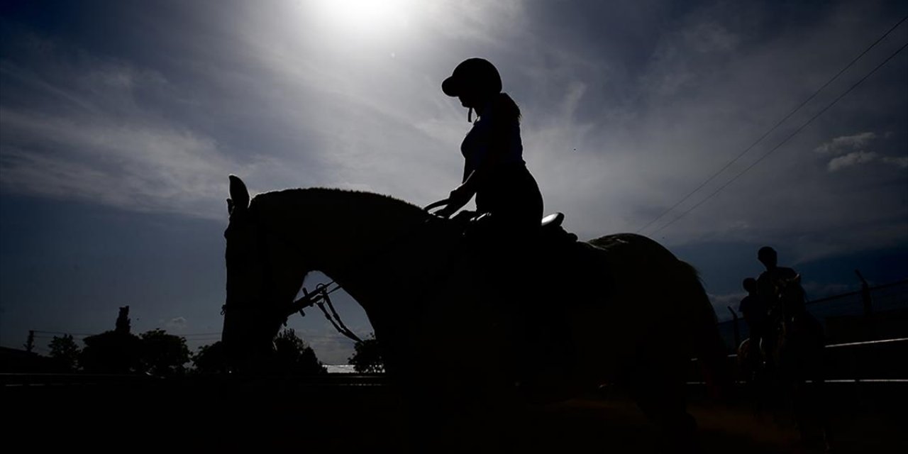 Üniversite Öğrencileri Atları "Oyunlarla" Eğitiyor