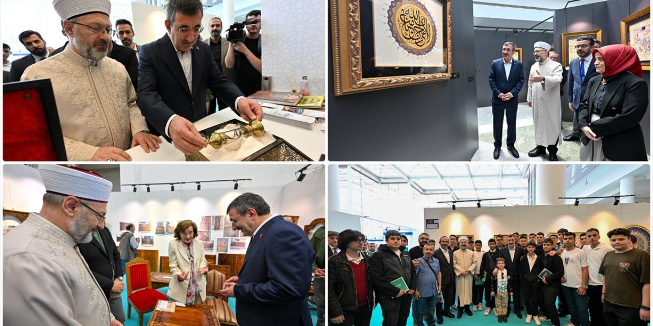 Cumhurbaşkanı Yardımcısı Yılmaz'dan, Uluslararası İslam Sanatları Fuarı'na Ziyaret