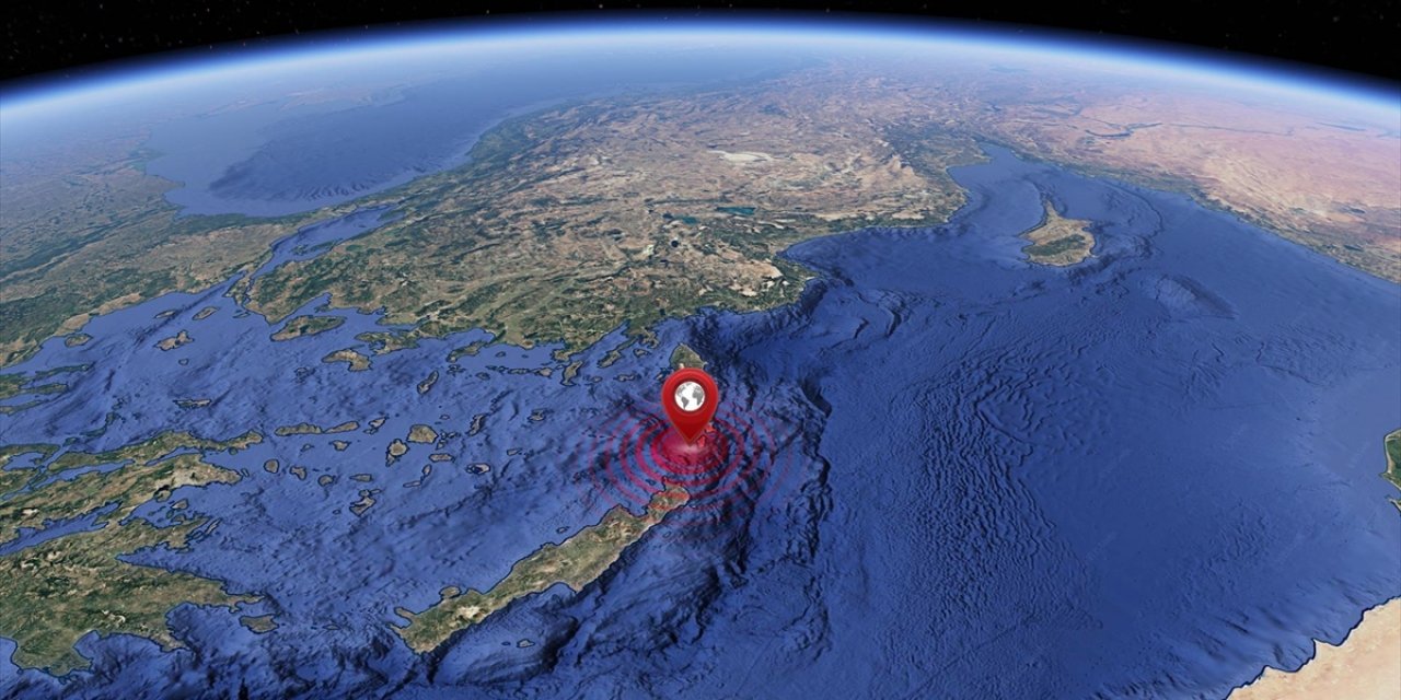 Akdeniz'de 6,0 Büyüklüğünde Deprem