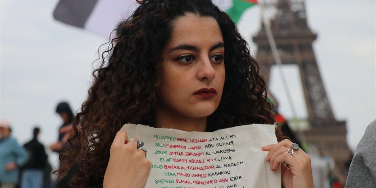 Fransa, Belçika Ve İsviçre'deki 45 Şehirde Gazze'de Öldürülen Filistinlilerin İsimleri Okundu