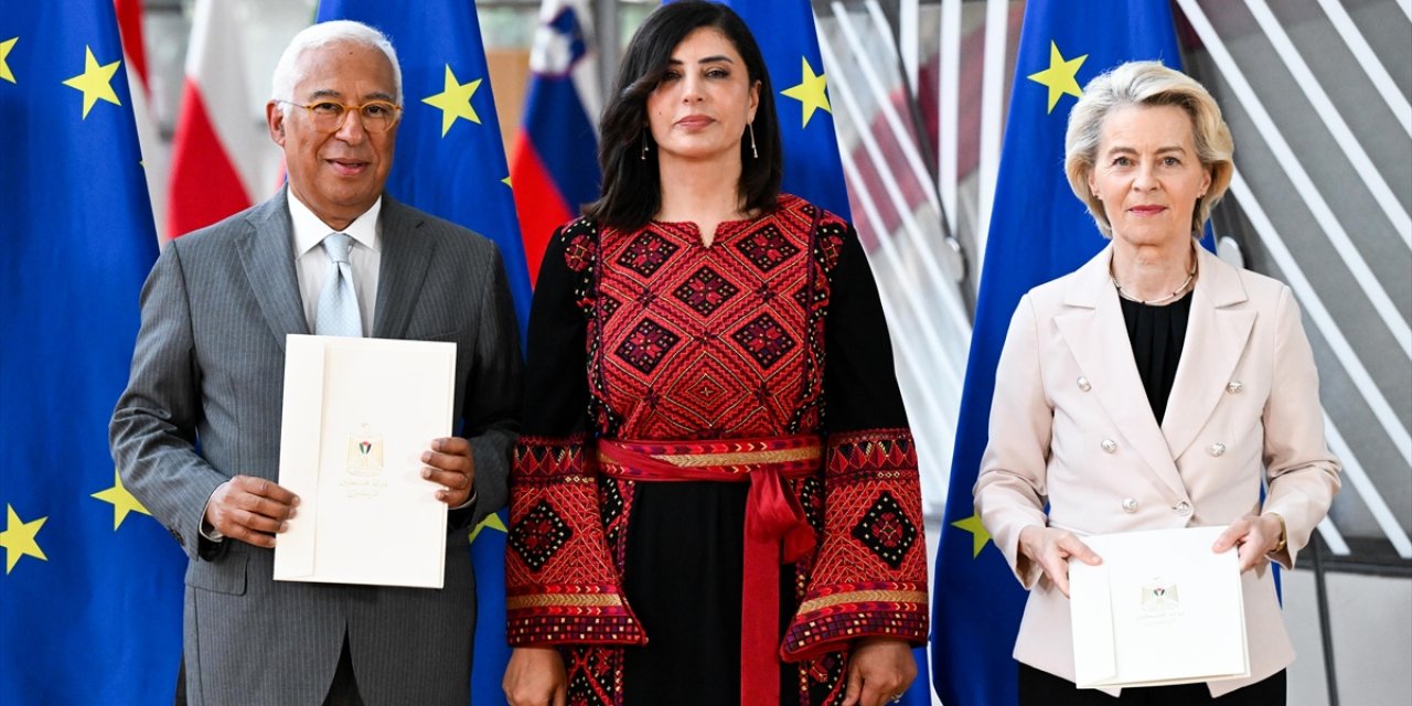 İlk Kez Bir Filistin Temsilcisi Ab'ye Mektup Sunarak Görevine Başladı