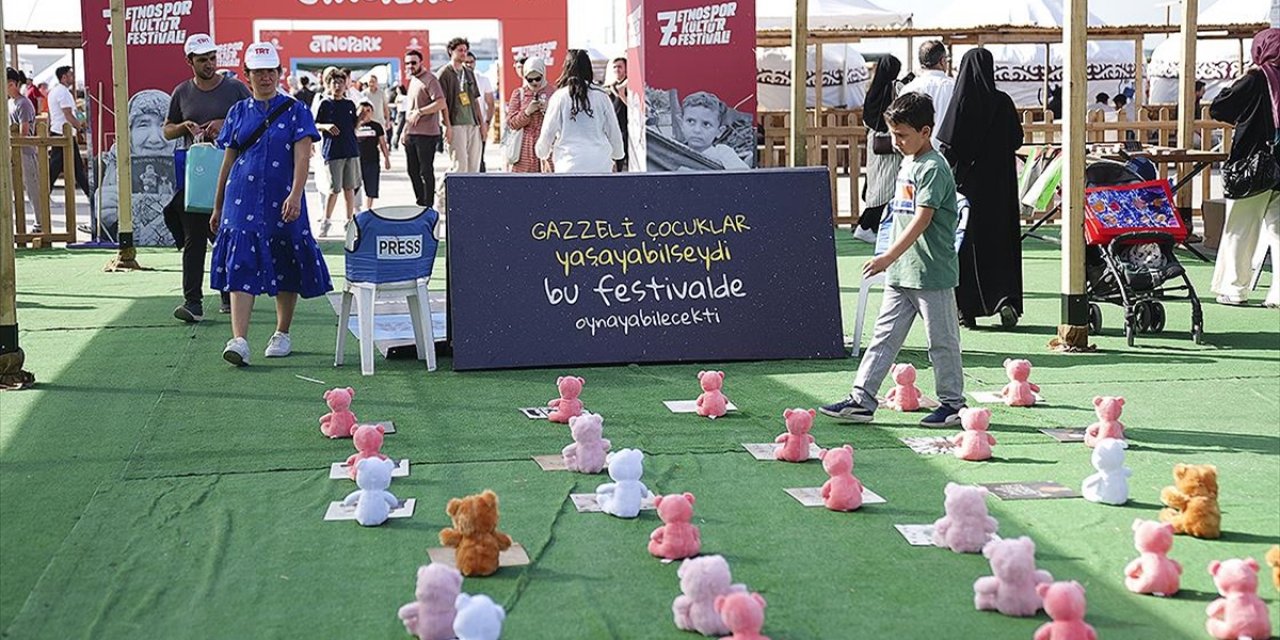 7. Etnospor Kültür Festivali'nde Hayatını Kaybeden Gazzeli Çocuklar Anılıyor