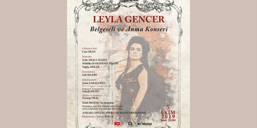 ADOB, Sezonu 'Leyla Gencer Belgeseli Ve Anma Konseri' İle Açıyor