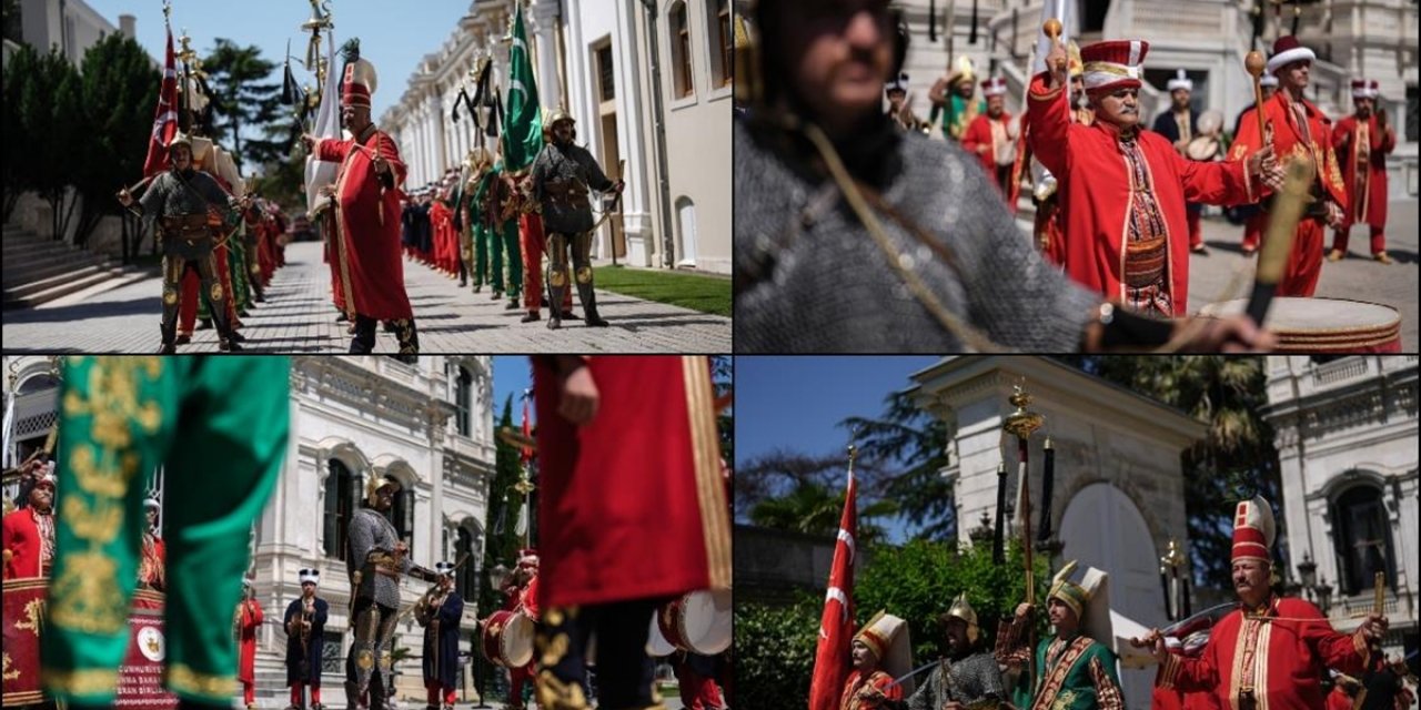 Yıldız Sarayı'nda Mehteran Gösterisi Düzenlendi