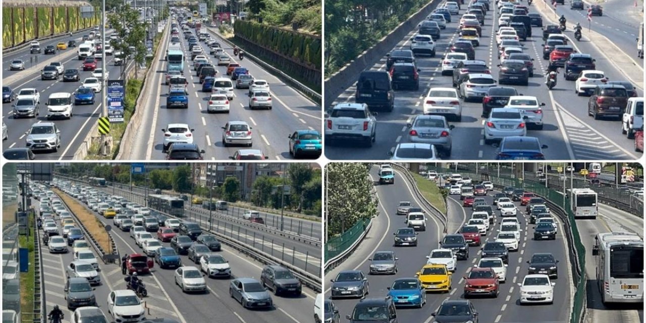 İstanbul'da Bayramın İkinci Gününde Trafik Yoğunluğu Yaşanıyor